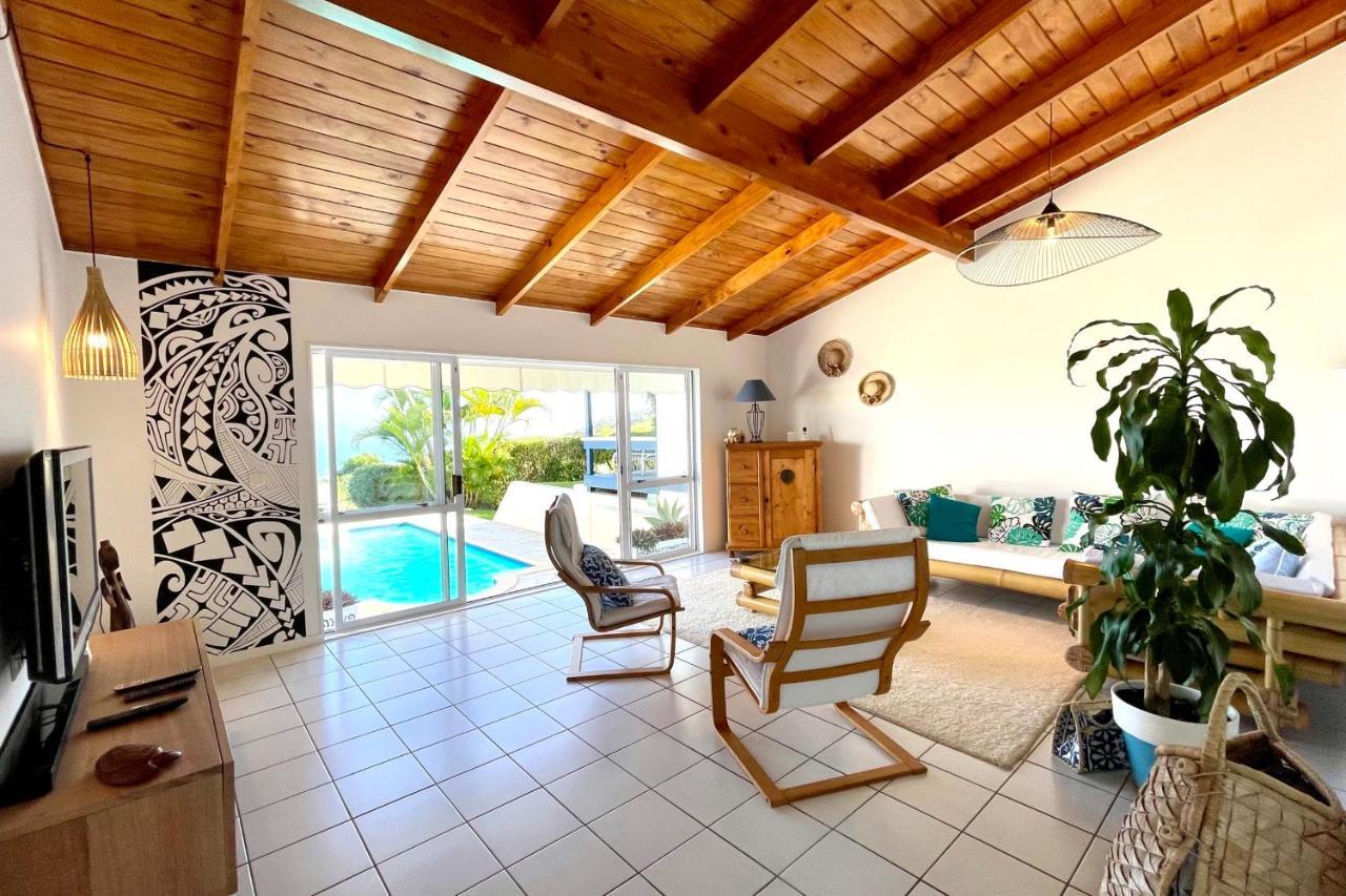 Villa Tiare Amazing View - Private Pool - 4 Bedrooms- Up To 7 Pers Punaauia  Zewnętrze zdjęcie